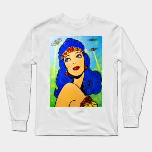 Wonderful woman. Unearthly beauty Long Sleeve T-Shirt